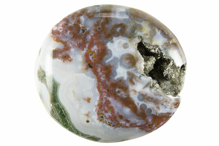 Polished Ocean Jasper Stone - Madagascar #329993